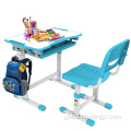 Study Table Chair Set Writing Study Table Height Adjustable Children Desk Supplier